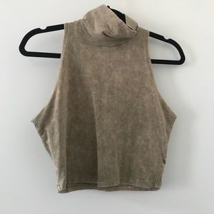 Crop top turtle neck